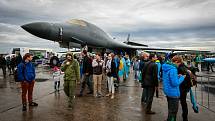 Dny NATO v Ostravě na letišti v Mošnově. Na fotografii nadzvukový "stealth" B-1B Lancer