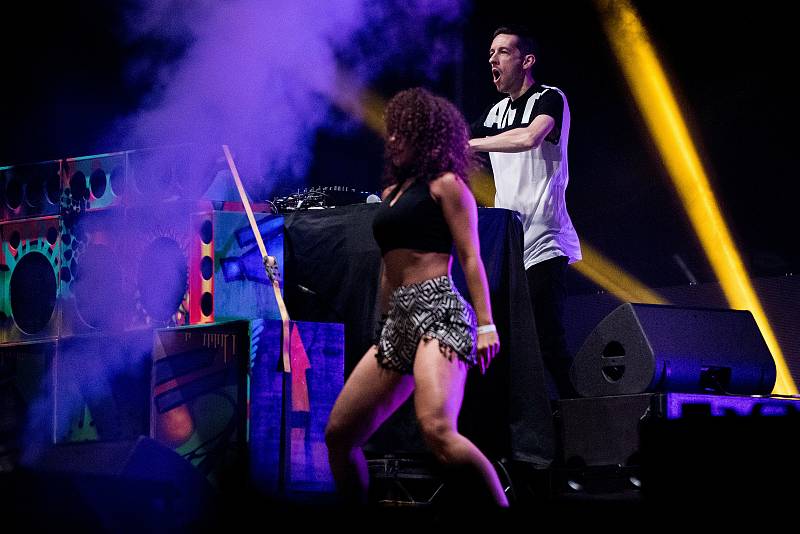 Festival elektronické hudby Beats for love v Dolní Oblasti Vítkovice, 8. července 2017. Na snímku diskžokej (DJ) Sigala.