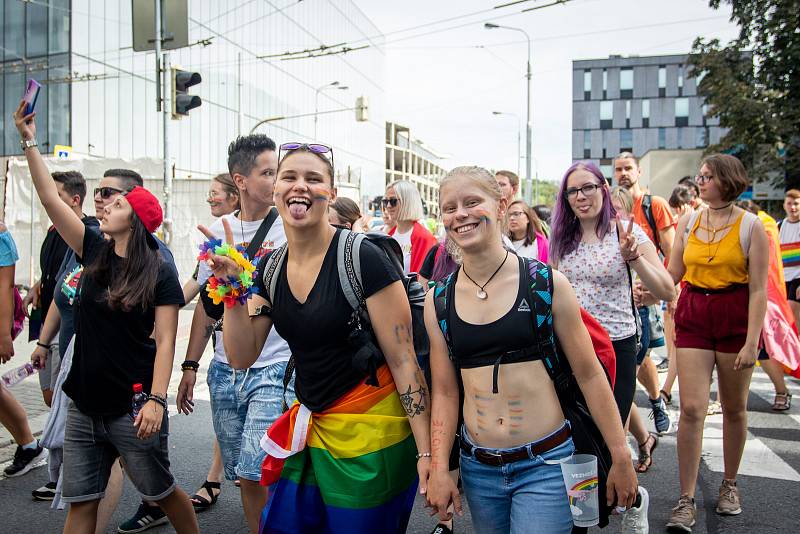 Duhový pochod Pride 2019 v Ostravě.