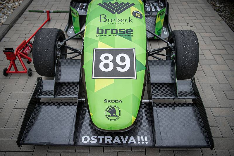 Představení nového monopostu Vector 06 Studentským týmem Formula TU Ostrava na Dni s Formulí 2021 v MOTOPARKU Ostrava, 16. října 2021.