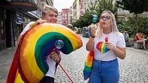 Duhový pochod Pride 2019 v Ostravě.