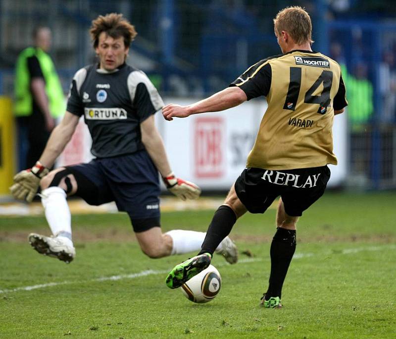 Fotbalisté Baníku v dohrávce 25. kola první ligy vyhráli v Liberci 1:0.