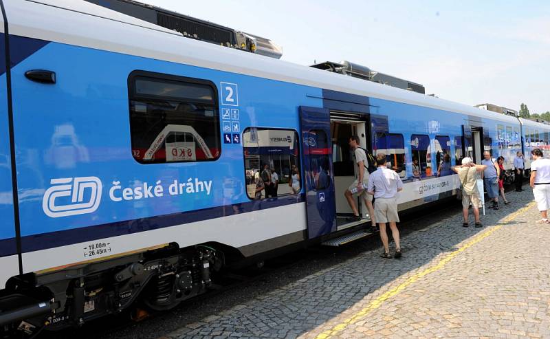 Mezinárodní veletrh drážní techniky Czech Raildays v Ostravě. 