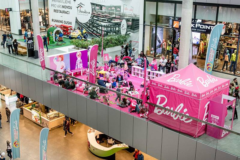 Oslava 60 let Barbie, obchodní centrum Nová Karolina, 9. března 2019 v Ostravě.