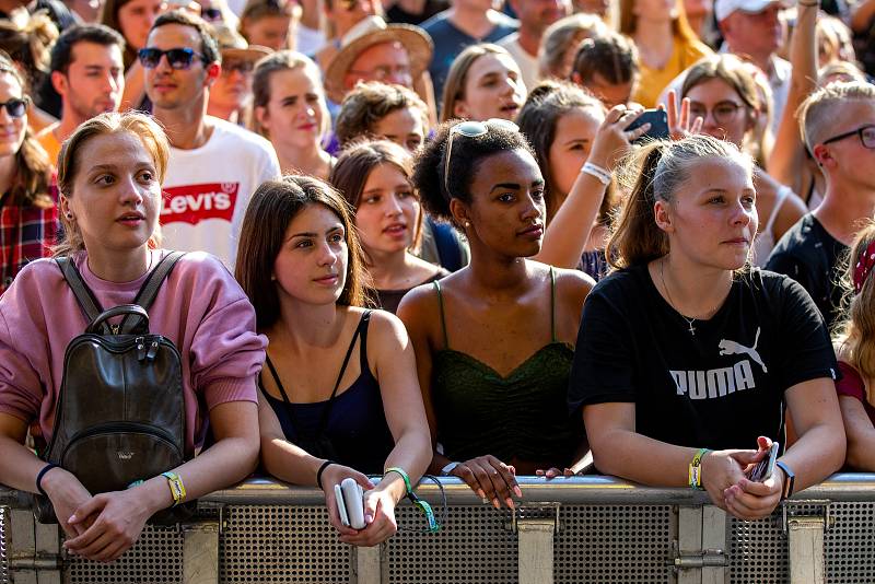 Hudební festival Colours of Ostrava 2019 v Dolní oblasti Vítkovice, 18. července 2019 v Ostravě.