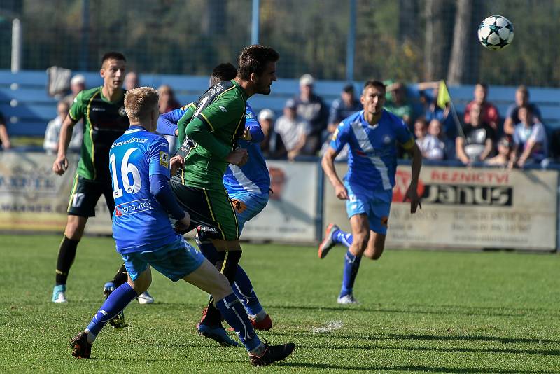 Utkání 11. kola FORTUNA MSFL, Petřkovice - Frýdek-Místek, 13. října 2018 v Ostravě.