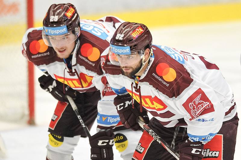 Utkání 29. kola hokejové extraligy: HC Vítkovice Ridera vs. HC Sparta Praha, 8. prosince v Ostravě.