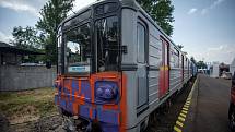 Poslední přípravy na Czech Raildays, 10. června 2019 v Ostravě.