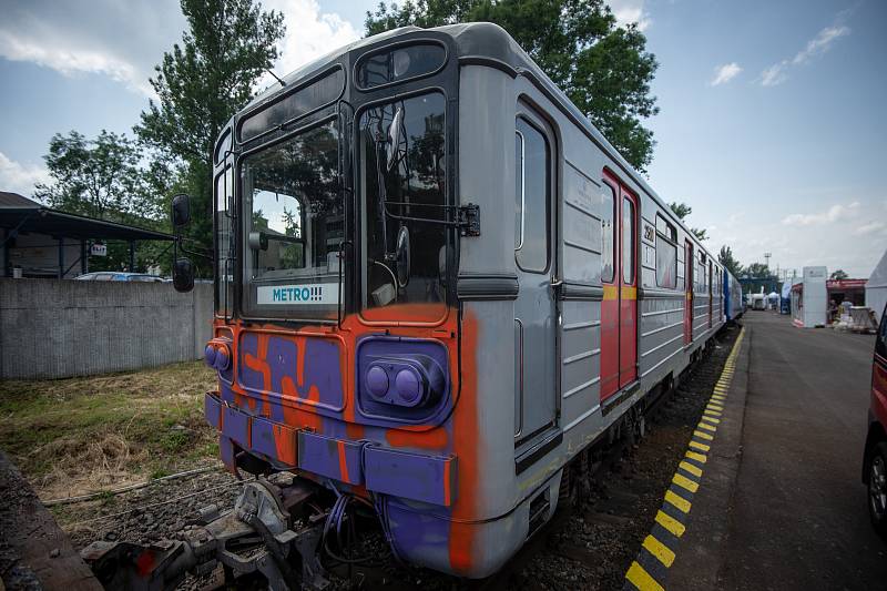 Poslední přípravy na Czech Raildays, 10. června 2019 v Ostravě.