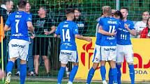 Utkání 2. kola MOL Cup: FC Hlučín - Baník Ostrava 0:1 po prodloužení, 25. srpna 2021 v Hlučíně.