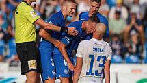 Tomáš Smola v dresu Baníku, utkání 1. kola první fotbalové ligy FC Baník Ostrava - FC Slovan Liberec, 13. července 2019 v Ostravě.