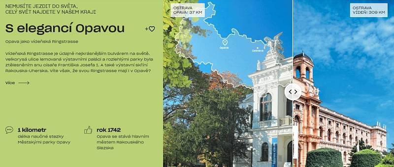 Snímek z marketingové kampaně „Máme světový kraj“, která vznikla s cílem motivovat návštěvníky k trávení volného času v Moravskoslezském kraji.