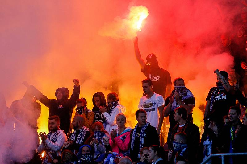 FC Baník Ostrava – SK Slavia Praha, fans Baníku