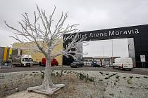 Nákupní středisko Outlet Arena Moravia v Ostravě-Přívoze den před otevřením, středa 21. listopadu 2018.