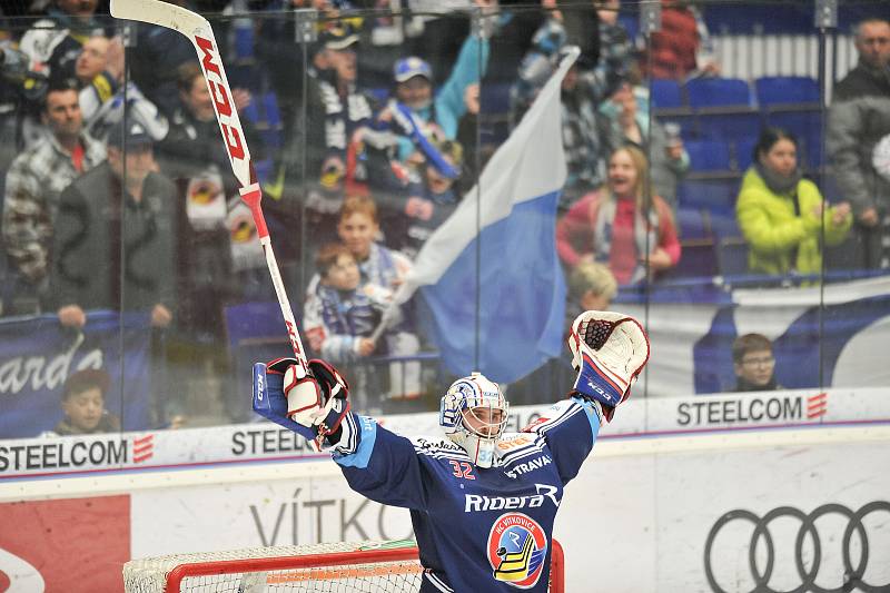 Utkání 29. kola hokejové extraligy: HC Vítkovice Ridera vs. HC Sparta Praha, 8. prosince v Ostravě.