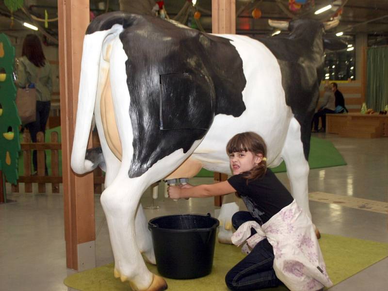 Odkaz na zemědělce je zatím pouze v průmyslově a vědecky orientovaných expozicích Dolní oblasti Vítkovice v podobě věrného modelu krávy-dojnice ve Velkém světě techniky.