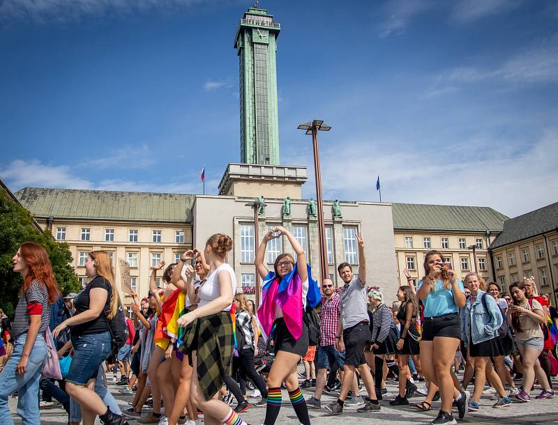 Duhový pochod Pride 2019 v Ostravě.