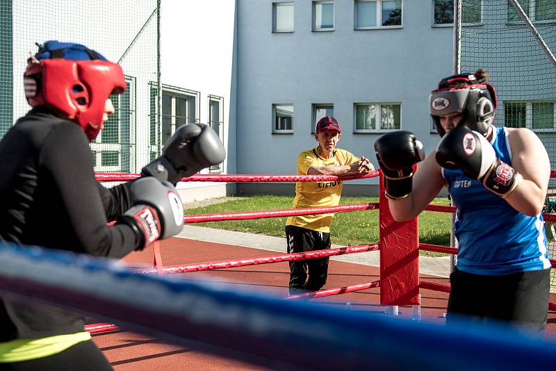 ZŠ Nádražní v Ostravě 19. a 20. dubna 2019 hostila kemp boxerských reprezentací Česka, Litvy a Polska.