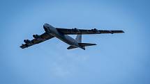 Přílet amerického bombardéru B-52 Stratofortress, 17. září 2019 v Mošnově.