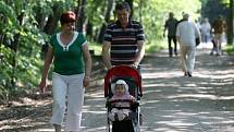 Bělský les láká k procházkám, posezení i běhu
