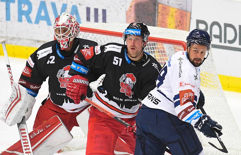 Přípravný zápas hokejistů Vítkovice - Olomouc 11. srpna v Ostravě.