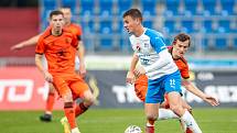 Utkání 14. kola první fotbalové ligy: Baník Ostrava - FK Mladá Boleslav, 29. října 2022, Ostrava. Filip Kaloč z Ostravy.