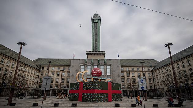 Tisková konference k zahájení Ostravských Vánoc na Prokešově náměstí, 24. listopadu 2021 v Ostravě.