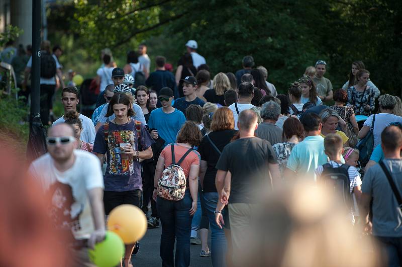 Festival v ulicích 2018 na Slezskoostravském hradě, 29. června 2018 v Ostravě.