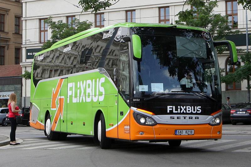 Autobus společnosti Flixbus. Ilustrační foto.