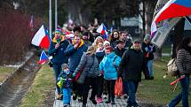 Procházka s Volným blokem, kterou pořádá Lubomír Volný (Poslanec Parlamentu České republiky), se uskutečnila 20. března 2021 ve Frýdku-Místku.