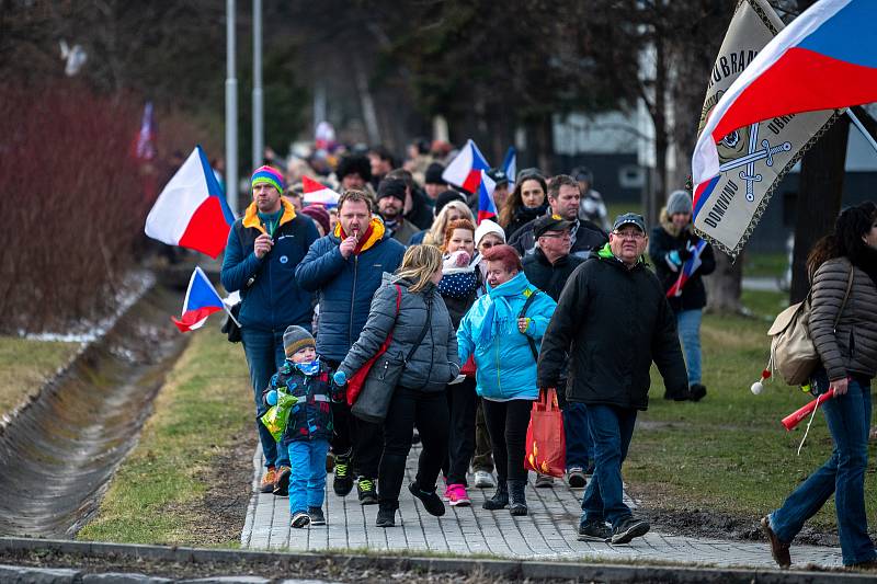 Procházka s Volným blokem, kterou pořádá Lubomír Volný (Poslanec Parlamentu České republiky), se uskutečnila 20. března 2021 ve Frýdku-Místku.