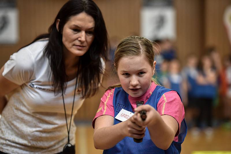 Sazka Olympijský víceboj na ZŠ B. Dvorského v Ostravě.