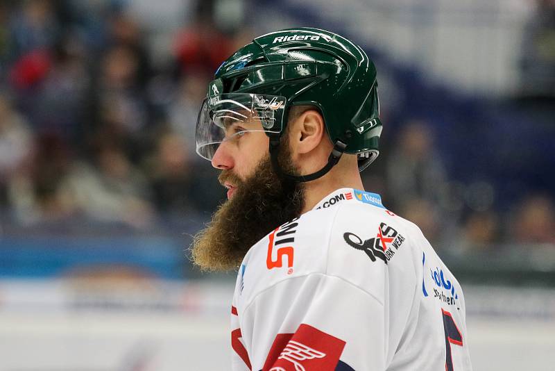 Utkání 30. kola hokejové extraligy: HC Vítkovice Ridera - HC Škoda Plzeň, 28. prosince 2018 v Ostravě. Na snímku Jan Výtisk.