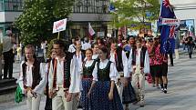 Moravskoslezská metropole se v pátek loučila s patnáctým ročníkem mezinárodního festivalu Folklor bez hranic.