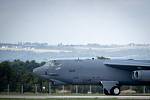 Přílet amerického bombardéru B-52 Stratofortress, 17. září 2019 v Mošnově.