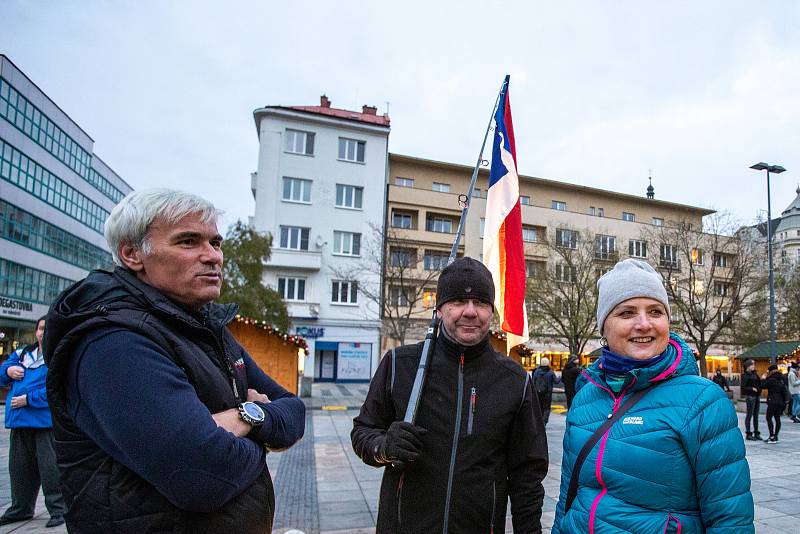 Vánoční trhy na Masarykově náměstí, 28. listopadu v Ostravě.