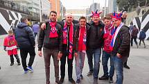 Wembley, 22. března 2019, snímek od fanouška Martina Košaře