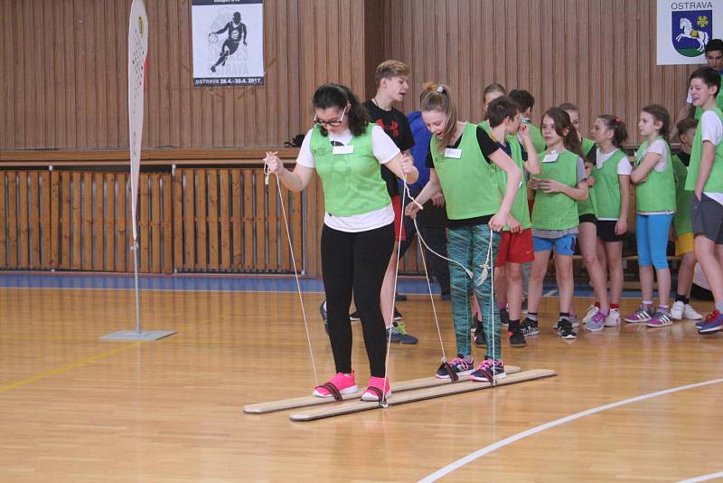 Sazka Olympijský víceboj na ZŠ B. Dvorského v Ostravě.