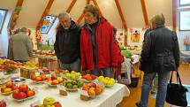 Tradiční výstava ovoce, zeleniny a okrasných užitkových rostlin ve Fryčovicích. 