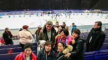 Zahájení olympijského festivalu u Ostravar arény v Ostravě.Andrej Babiš navštívil olympijský festival v Ostravě