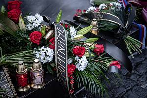 Pietní akt k uctění památky obětí vražedného útoku ve FNO (ze dne 10. prosince 2019), 10. prosince 2021 v Ostravě.