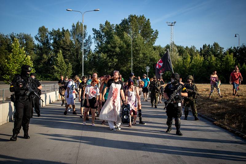 Zombie walk v Ostravě, sobota 29. června 2019.