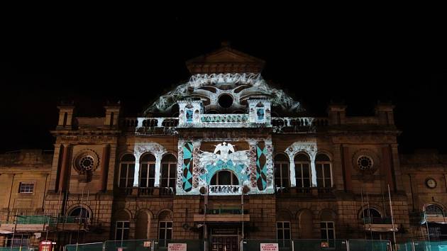 VIDEOMAPPING v anglickém Doncasteru. 