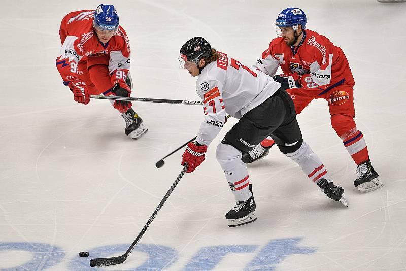 České hokejové hry, turnaj Euro Hockey Tour, ČR - Rakousko, Ostrava, 1. května 2022.