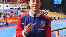 Gym Fighting Arena Ostrava-Poruba (ME v taekwondu ITF v chorvatské Poreči, 26. 3. až 2. 4. 2022). Stepan Knyshov.