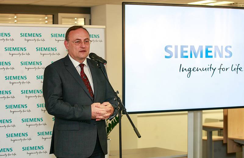 Otevření nového výzkumného a vývojového centra Siemens v Ostravě.