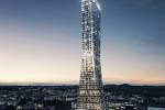 Nová podoba mrakodrapu Ostrava Tower, kterou investor, společnost RT Torax, bude 15. září 2021 prezentovat ostravským zastupitelům s žádoucí o souhlas se stavbou.