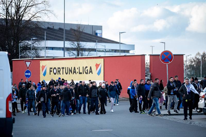 Utkání 22. kola první fotbalové ligy: FC baník Ostrava - SK Sigma Olomouc. 19. února 2022 v Ostravě.