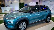 Automobilka Hyundai zahájila v Nošovicích sériovou výrobu elektromobilu Kona Electric, 12. března 2020.