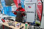 Olympijský festival v Ostravě: Workshop na téma Správná péče o běžecké lyže - mazání - voskování - příprava, který vedli Vít Fousek (na snímku) a Martin Petrásek.